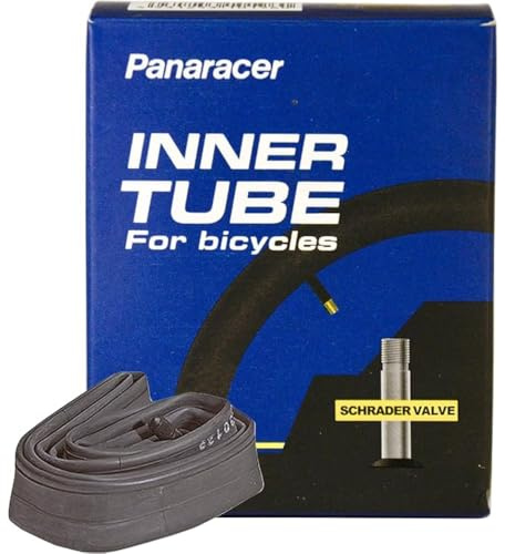 Panaracer Tubo de Bicicleta, válvula Schrader, Muchos tamaños Diferentes, válvulas de 35-48-60 mm, Paquete Individual o Dos