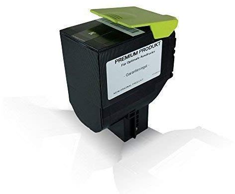 Print-Klex Tonerkartusche Black kompatibel für Lexmark 4.000 Seiten CX410de CX410dte CX410e CX510de CX510dhe CX510dthe CX 410 de CX 410 dte CX 410 e CX 510 de CX 510 dhe CX 510 dthe 802HK Black Schwa