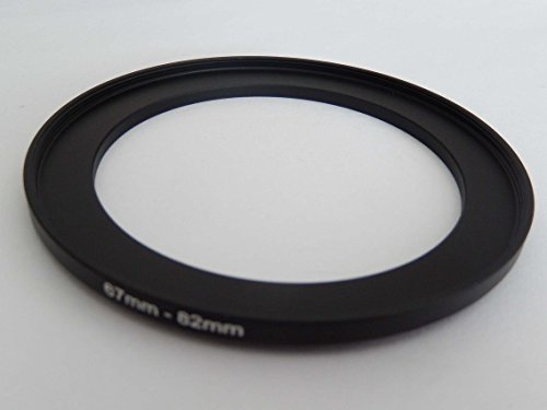 vhbw Step-Up-Ring Adapter von 67 mm auf 82 mm für Kamera Objektiv - Filteradapter, Metall, Schwarz