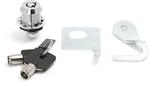 Dock66 Motorcycle Parts Schloss für H-D Topcase, Tour Pack mit Chrome Finish und Riegel Schloss für Harley-Davidson Gepäckträger