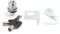 Dock66 Motorcycle Parts Schloss für H-D Topcase, Tour Pack mit Chrome Finish und Riegel Schloss für Harley-Davidson Gepäckträger
