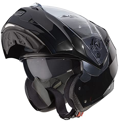 Caberg Duke II Smart Klapphelm (Black,M (57/58))