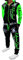 Unbekannt Herren Fitness Jogginganzug Sportanzug Trainingsanzug A.2254 ARMS (5XL) Schwarz-Grün