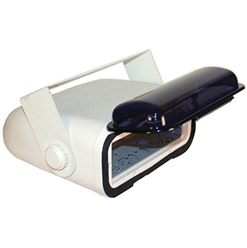 1 PYLE PLMRCW3 contenitore per stereo o autoradio marina impermeabile e resistente all'acqua e al sole bianco per barca piscina gommone, 1 pezzo