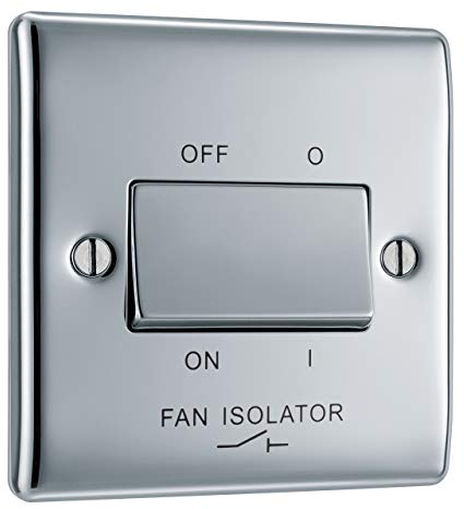 BG Electrical 3-Pole Fan Isolator Switch