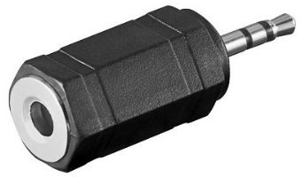 Conector jack macho 2,5mm a jack hembra 3,5mm 3.5 F/2.5 M adaptador convertidor