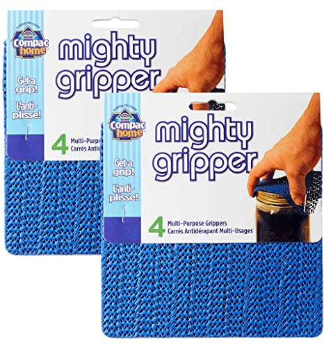 Compac Home Mighty Gripper Non-Slip Pads Jar Opener, Stablize Pictures, Keyboards, Lamps, and More, 8 Count