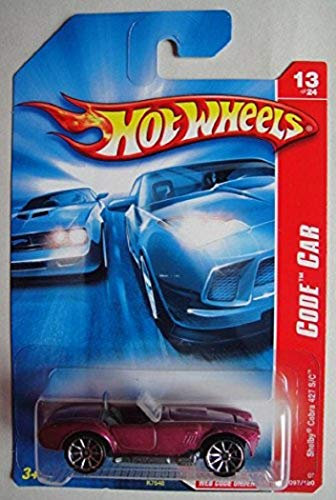 Code Auto Serie – # 13 Shelby Cobra 427 S/C magenta Spitze Rollen # 2007–97 Collectible Collector Auto MATTEL Hot Wheels Maßstab 1: 64