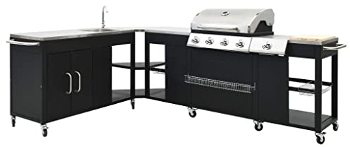 vidaXL Gasgrill-Set 4+1 Hoek DE & at Modell