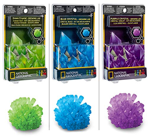 Bandai 80472 National Geographic – Miniset Cristallo – Modello Casuale – Gioco educativo e scientifico – STEM-80472