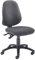 Office Hippo High Back Desk Chair, Ergonomic Office Chair For Home & Office With Height Adjustable Seat & Backrest, Lumbar Support For Extra Comfort, Computer Chair - Charcoal Grey