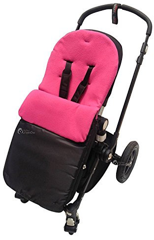 Fußsack/Cosy Toes, kompatibel mit Quinny Buzz, Zapp, Zapp Xtra, Moodd Kinderwagen, dunkelrosa