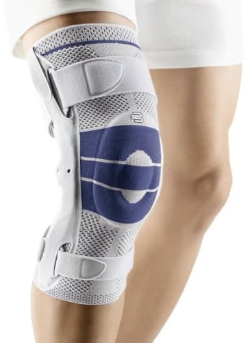 Bauerfeind GENUTRAIN S Pro Aktivband links Größe 2 titan