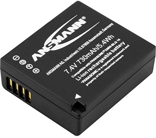 ANSMANN Li-Ion Akku A-Pan DMW-BLG 10 7 4V / Typ 730mAh / Leistungsstarke Akkubatterie für Foto Digitalkameras - der perfekte Ersatzakku für Panasonic Digicam uvm.