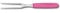 Victorinox Swiss Classic, Carving Fork, Extra Sharp Blade, 15 cm, Robust Plastic Handle, Stainless Steel, Pink