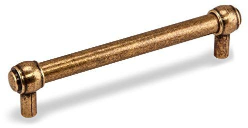 SOTECH Möbelgriff Stilgriff ALTHEA Altmessingoptik BA 128 mm Landhausgriff