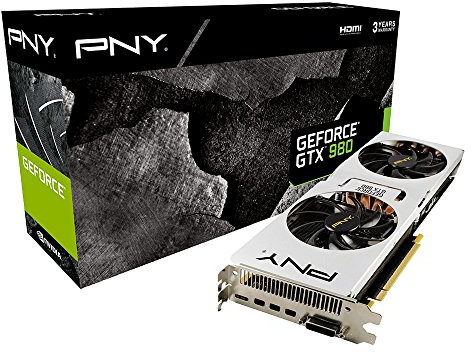 PNY Nvidia GeForce GF980 GTX PURE PERFORMANCE Graphics Card 1127 MHz 4 GB PCI-Express