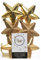B Stern bruchfest Weihnachtskugeln Christbaumkugeln Gold 6 TLG