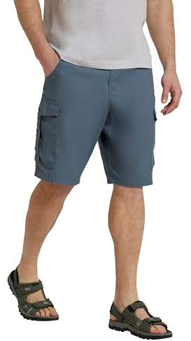 Mountain Warehouse Lakeside Mens Cotton Cargo Shorts Blue W30