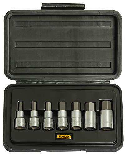 STANLEY 1-89-099 set 7 chiavi a bussola per viti con esagono incassato.