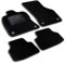 Bär-AfC Auto Fußmatten Ideal passend für Mazda 5 CW 2010-2015, Autoteppiche Nadelvlies Schwarz, Rand Kettelung Schwarz, Trittschutz Kunststoff, Set 4-teilig, MA04951