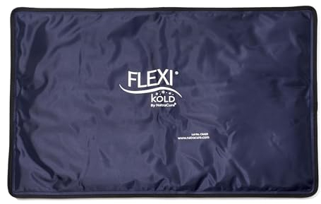 FlexiKold Gel Cold Pack (Oversize: 33 cm x 54.6 cm) - Ice Compress, Therapy for Pain and Injuries of Shoulder, Back - A6302-COLD - (X-Large) by NatraCure