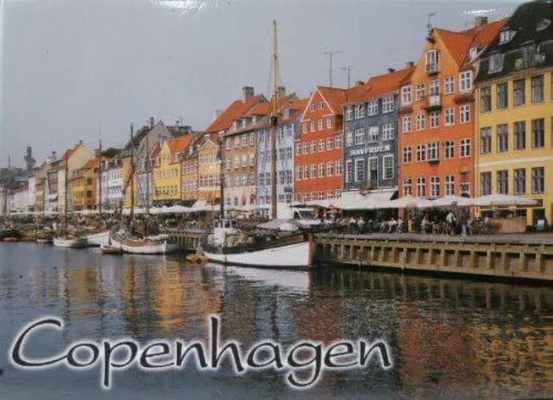 Copenhagen Dänemark-Kühlschrank-Souvenir-Magnet, 6,3 x 8,9 cm