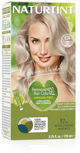 Natural Tint Permanent Hair Color 10 A Light Ash Blonde, 5.28 fl oz (Pack of 6) by Nature Tint