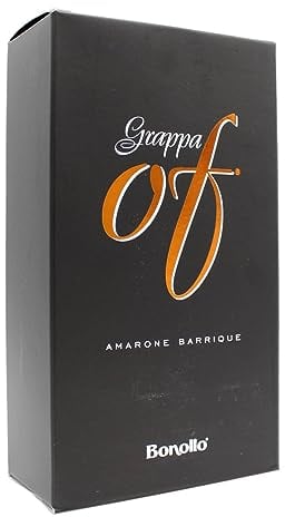 Bonollo Grappa OF AMARONE BARRIQUE Astucciata, 70 Centilitri