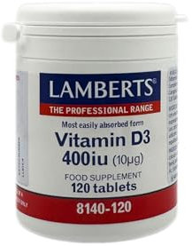 Lamberts Vitamina D 400UI - 120 Tabletas