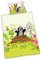 Herding DER KLEINE MAULWURF Kleinkinder-Bettwäsche-Set, Wendemotiv, Bettbezug , 2 Stück , 100 x 135 cm, Kopfkissenbezug 40 x 60 cm, Flanell/Biber