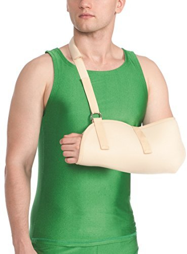 Arm Sling Warm-Stützbandage Bandage Armschlinge Schulter Schlinge 9907 beige M
