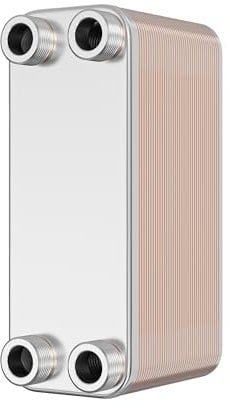 Wiltec Scambiatore a piastre saldobrasate Wiltec in acciaio inox, 40 piastre Max 230 kW