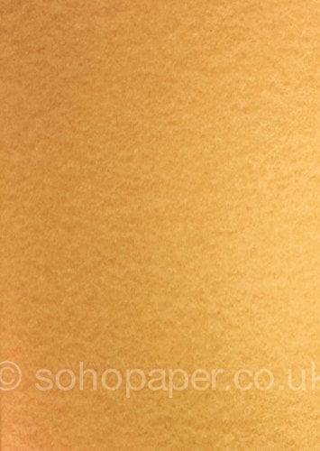 Parchment Card A4 175gsm - Lots of Colours - 25pack - soho Paper (Gold)