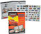 alles-meine.de GmbH Lese - Lern - Buch mit 100 Sticker + Geschichten - Cars Lightning McQueen incl. Name -Autos Cars Auto ideal zum Lesen Lernen - Aufkleber für Jungen Stickern L..