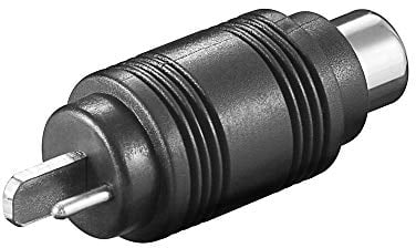 Wentronic 11693-GB Adapter für Lautsprecherstecker auf Cinch-Audioklinke