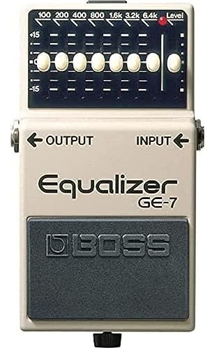 BOSS Ge-7 7-Band Eq Pedal, Compact Eq Pedal with 7 Bands of Adjustable Eq Sliders