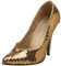 Pleaser SEDUCE-420SQ Damen Pumps, Pailletten Gold, EU 37 (US 7)