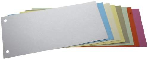 Trennstreifen, 24x10,5cm, weiß, 190g RC-Karton, 100ST