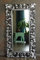 Naturesco Edler Wandspiegel Barockspiegel Spiegel Barock Rokoko Holzrahmen handgefertigt Silber antik 127cm x 70cm