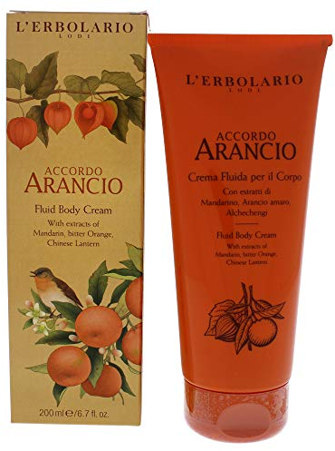 Arancio crema fluida per il corpo 200 ml