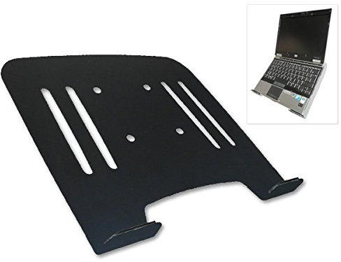 Drall Schwarze Adapter-Platte zur Ablage von Laptop Notebook Netbook Tablet PC - Befestigung an Wandhalterung mit VESA 75 Modell: IP3B
