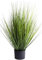 Nova-Nature künstliches Grasarrangement King Festuca im schwarzen Kunststofftopf (grün)