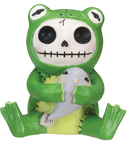 Furry Bones ~ Collectable Gothic Figure ~ Froggie (Frog)