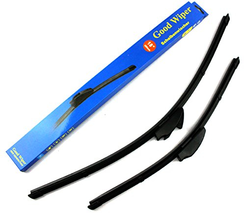 530 mm / 480 mm Good Wiper Front Scheibenwischer mit Hakenbefestigung Wischerblätter Set Scheibenwischerblätter Satz Premium Qualität AERO für Frontscheibe Produktname