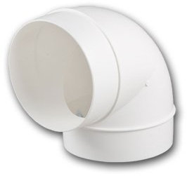 4 90 Degree Bend for Ventilation, Extractor Inline Fans Ducting