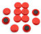 Medium Red Planning Office Magnets for Fridge, Whiteboard, Noticeboard, Filing Cabinet - Pack of 12