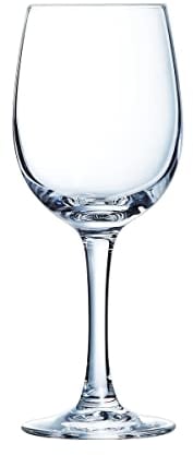 Chef&Sommelier - Lot de 6 Verres à Pied Cabernet Tulipe en Cristallin - Verres de Dégustation Sobres et Élégants - Résistance Hors Norme - Transparence Absolue - Verres à Vins et Portos de 19 cl