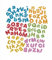 Baker Ross Selbstklebende Schaumstoff-Glitzer-Buchstaben - glitzernd - zum Basteln für Kinder - ideal für Schriftzüge und als Dekoration - 850 Stück, 1cm-1.5cm, Sortiert