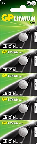 GP Lithium-Batterie Cr 1216-7U5 2L76 (3 V)